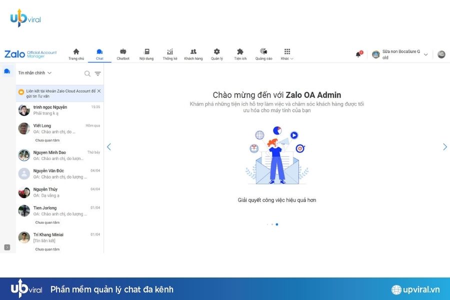 Tự động hóa chăm sóc khách hàng với Chatbot Zalo OA