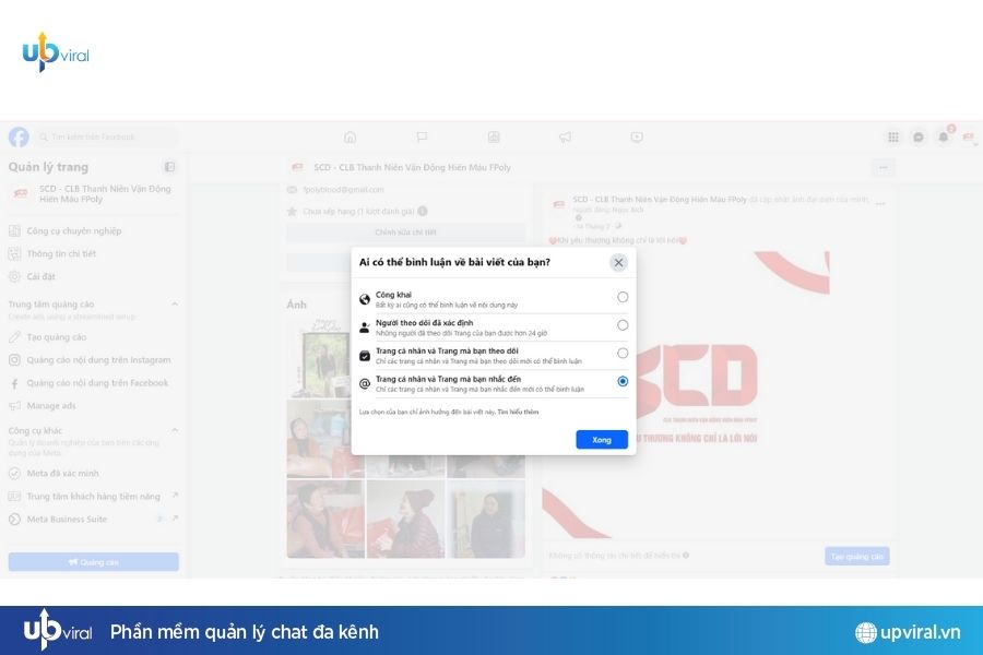 Tìm hiểu cách giới hạn bình luận Facebook đơn giản