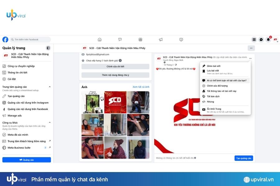 Tìm hiểu cách giới hạn bình luận Facebook đơn giản