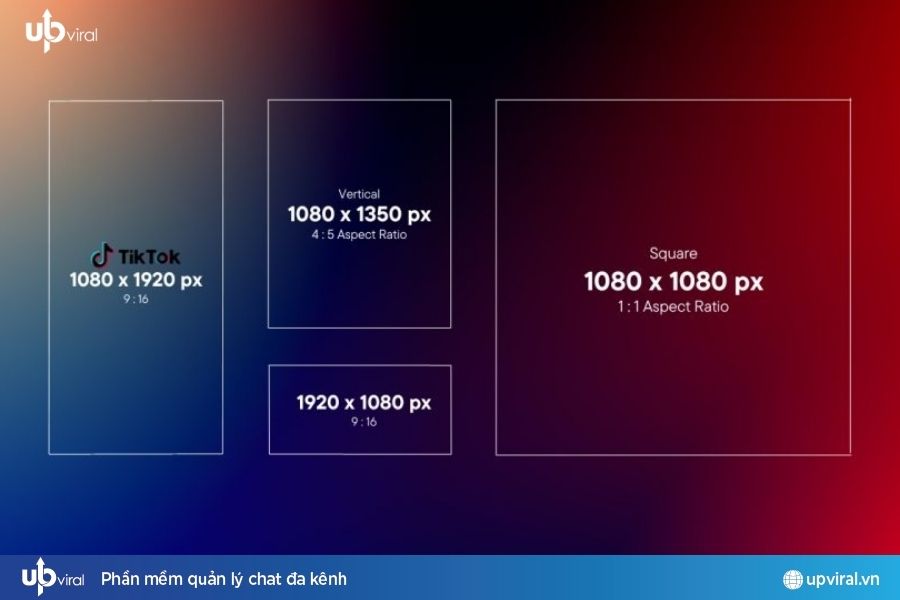 Kích thước video tiktok chuẩn mới nhất 2025